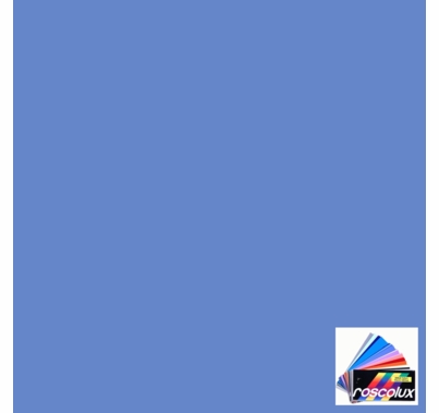 Rosco 371 Theater Booster 1 Blue Lighting Gel Sheet 20"x24"