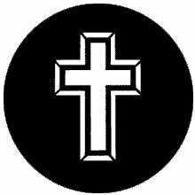 Rosco 3d Cross 1 Steel Gobo Pattern 78065