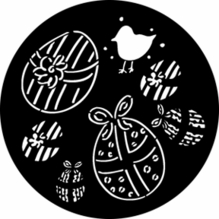 Rosco 76612 Easter Eggs Standard Steel Gobo Pattern