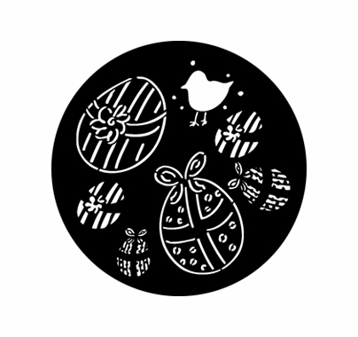 Rosco 76612 Easter Eggs Standard Steel Gobo Pattern