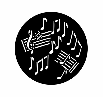 Rosco 77301 Jazz Standard Steel Gobo Lighting Pattern