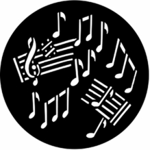 Rosco 77301 Jazz Standard Steel Gobo Lighting Pattern