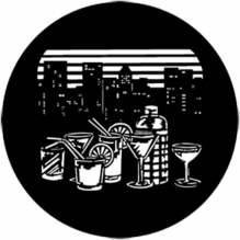 Rosco 77434 Manhattan Standard Steel Gobo Lighting Pattern