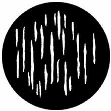 Rosco 77504 Linear 6 Standard Steel Gobo Pattern