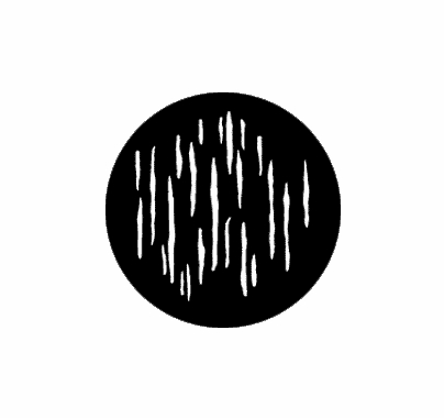 Rosco 77504 Linear 6 Standard Steel Gobo Pattern