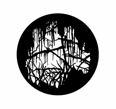 Rosco 77862 Spooky Wood Standard Steel Gobo Lighting Pattern
