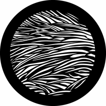 Rosco 78646 Fur Steel Gobo Lighting Pattern