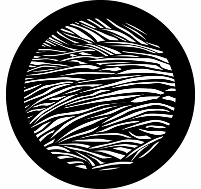 Rosco 78646 Fur Steel Gobo Lighting Pattern