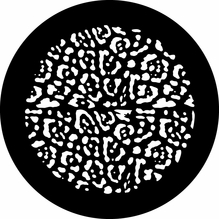 Rosco 78663 Jaguar Breakup Steel Gobo Pattern