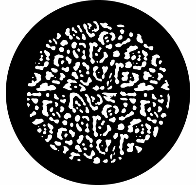 Rosco 78663 Jaguar Breakup Steel Gobo Pattern