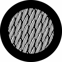 Rosco 78701 Rope Texture Steel Gobo Pattern