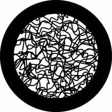 Rosco 78703 Scribbles Steel Gobo Pattern