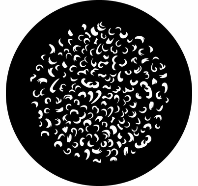 Rosco 78707 Wool Steel Gobo Pattern