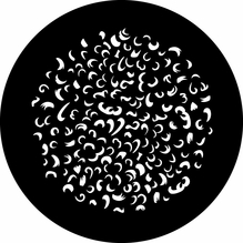 Rosco 78707 Wool Steel Gobo Pattern