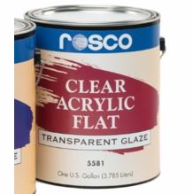 Rosco Acrylic Glaze FLAT (1) Gallon 5581