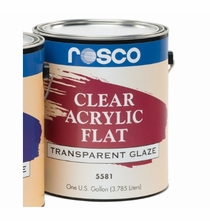Rosco Acrylic Glaze Flat 5581|5 Gallon