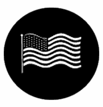 Rosco American Flag Waving Steel Gobo 77122