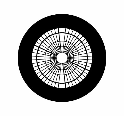 Rosco Atrium Star Standard Steel Gobo Pattern