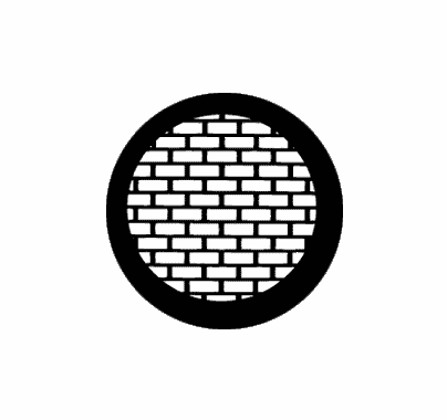 Rosco Bricks 77527 Standard Steel Gobo