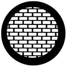 Rosco Bricks 77527 Standard Steel Gobo