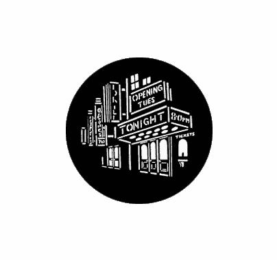 Rosco Broadway 2  77309 Standard Steel Gobo