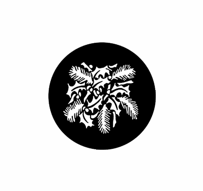 Rosco Christmas Leaves Pinecones 77954