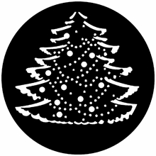 Rosco Christmas Tree Steel Gobo 77227