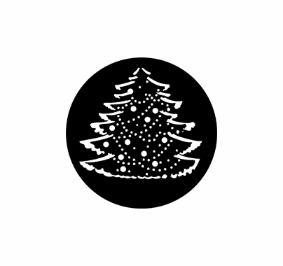 Rosco Christmas Tree Steel Gobo 77227