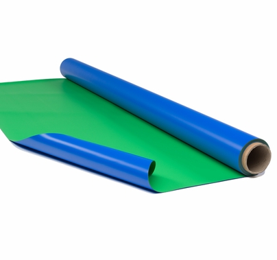 Rosco Chroma Floor Green / Blue Reversible Vinyl Floor 63" x 131ft