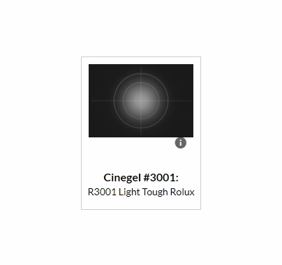 Rosco Cinegel 3001 Light Tough Rolux Gel Filter Roll