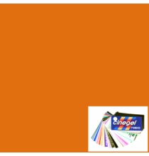 Rosco Cinegel 3407 Roscosun Full CTO Gel Filter Roll 48" x 25ft