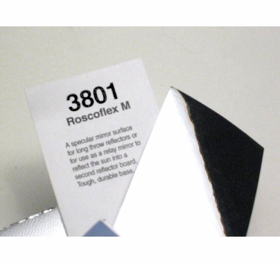 Rosco Cinegel 3801 Roscoflex M Silver Flexible Mirror Sheet 20"x24"