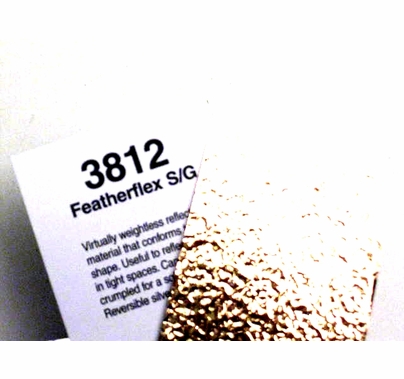 Rosco Cinegel 3812 Featherflex S/G Soft Gold Silver Reflector 48"x25ft