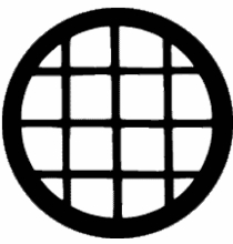 Rosco Circular Window 77136 Standard Steel Gobo