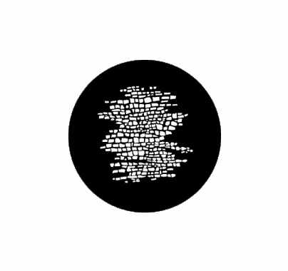 Rosco Cobblestone 77787 Standard Steel Gobo