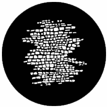 Rosco Cobblestone 77787 Standard Steel Gobo