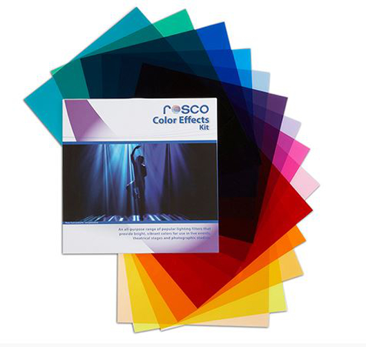 Rosco Color Effects Party Lighting Gel Pack BarnDoor
