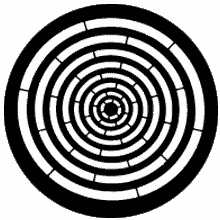 Rosco Concentric Rings 77762 Standard Steel Gobo