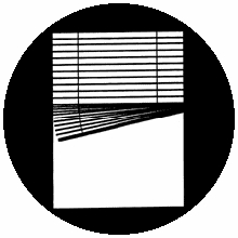 Rosco Crooked Venetian Window 78255 Standard Steel Gobo