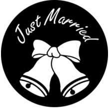 Rosco Custom Steel Gobo Lighting Pattern for Logos, Weddings, Events