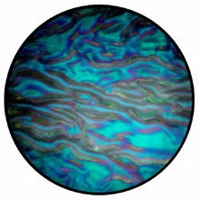 Rosco Cyan Ripple Color Wave Glass Gobo Pattern B Size 33104
