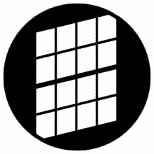 Rosco Distorted Double Hung Window 79011