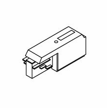 Rosco DMX Data Track 2 Circuit Live End Feed Ground Left BLACK