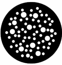 Rosco Dot Breakup Large Steel Gobo 77808