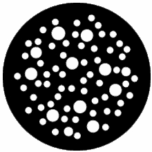 Rosco Dot Breakup Large Steel Gobo 77808