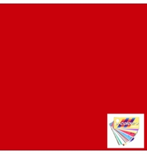 Rosco E Colour 026 Bright Red Lighting Gel Filter Sheet 21 x 24 Inch