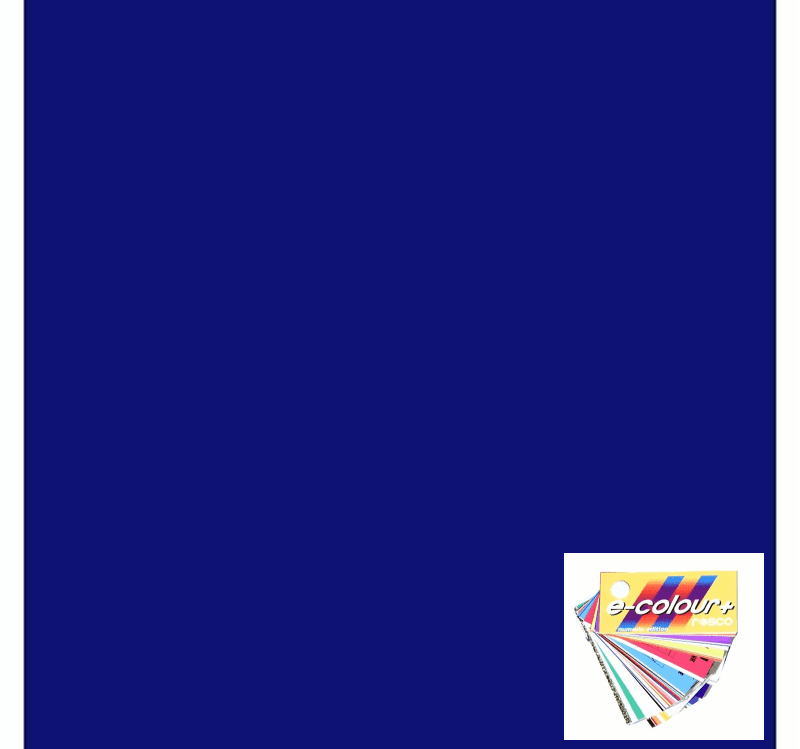 Rosco E Colour 085 Deeper Blue Lighting Gel Sheet 21 x 24 Inch BarnDoor