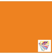 Rosco E Colour 105 Orange Lighting Gel Sheet 21"x24"