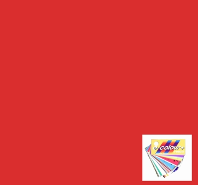 Rosco E Colour 164 Flame Red Gel Filter Sheet