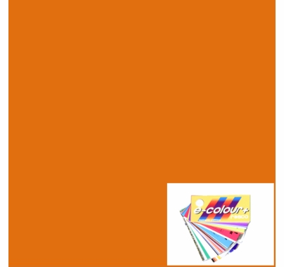Rosco E Colour 204 Full CTO Orange 4'x4' Gel Sheet